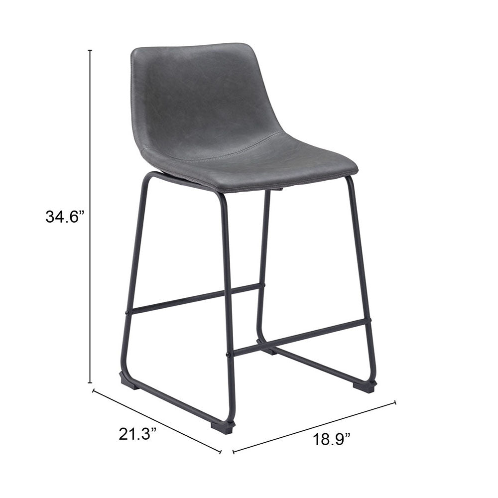 SMART COUNTER STOOL CHARCOAL