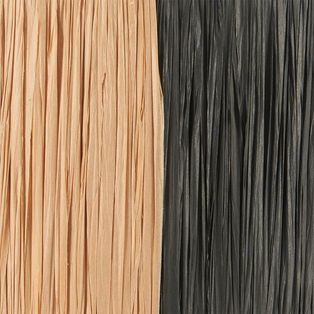 GALA FLOOR LAMP BLACK & NATURAL