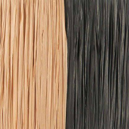 GALA FLOOR LAMP BLACK & NATURAL