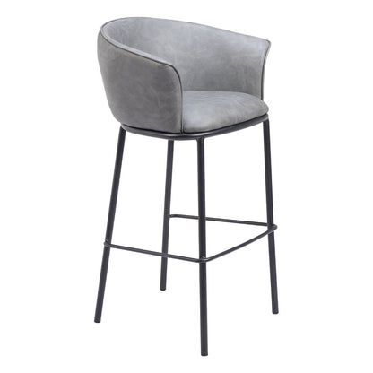 GARSTON BARSTOOL GRAY