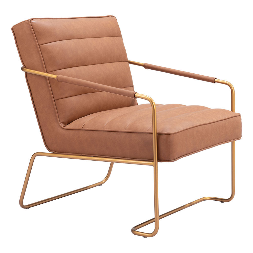 DALLAS ACCENT CHAIR VINTAGE BROWN