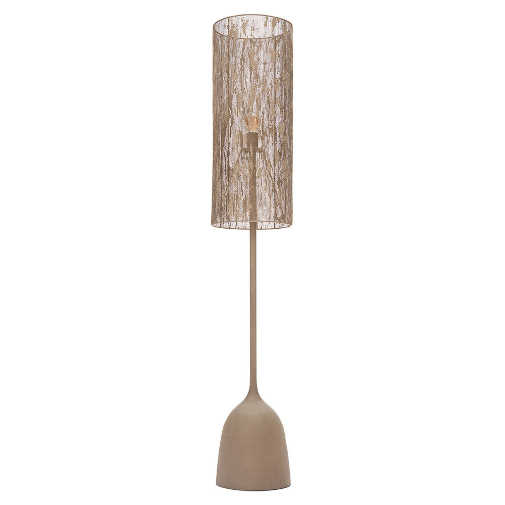 BUFF FLOOR LAMP TAUPE