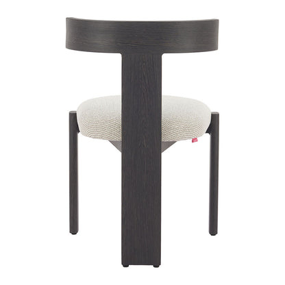 TIANA DINING CHAIR BLACK & BEIGE
