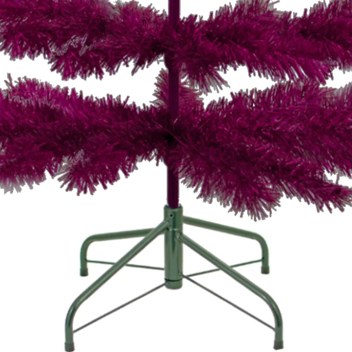 FUCHSIA TINSEL CHRISTMAS TREE