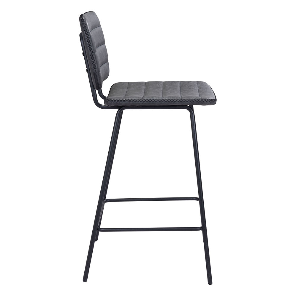 BOSTON COUNTER STOOL VINTAGE BLACK