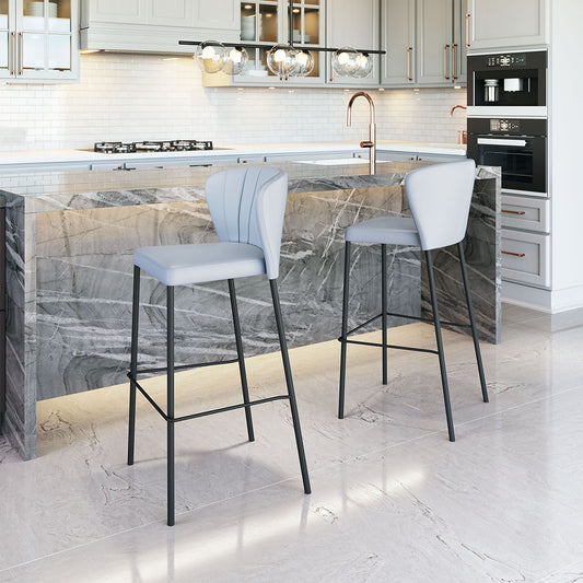 LINZ BARSTOOL GRAY