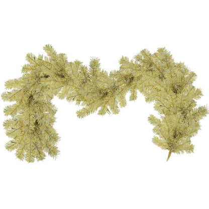 GOLD & SILVER TINSEL CHRISTMAS GARLAND