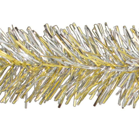 GOLD & SILVER TINSEL GARLAND