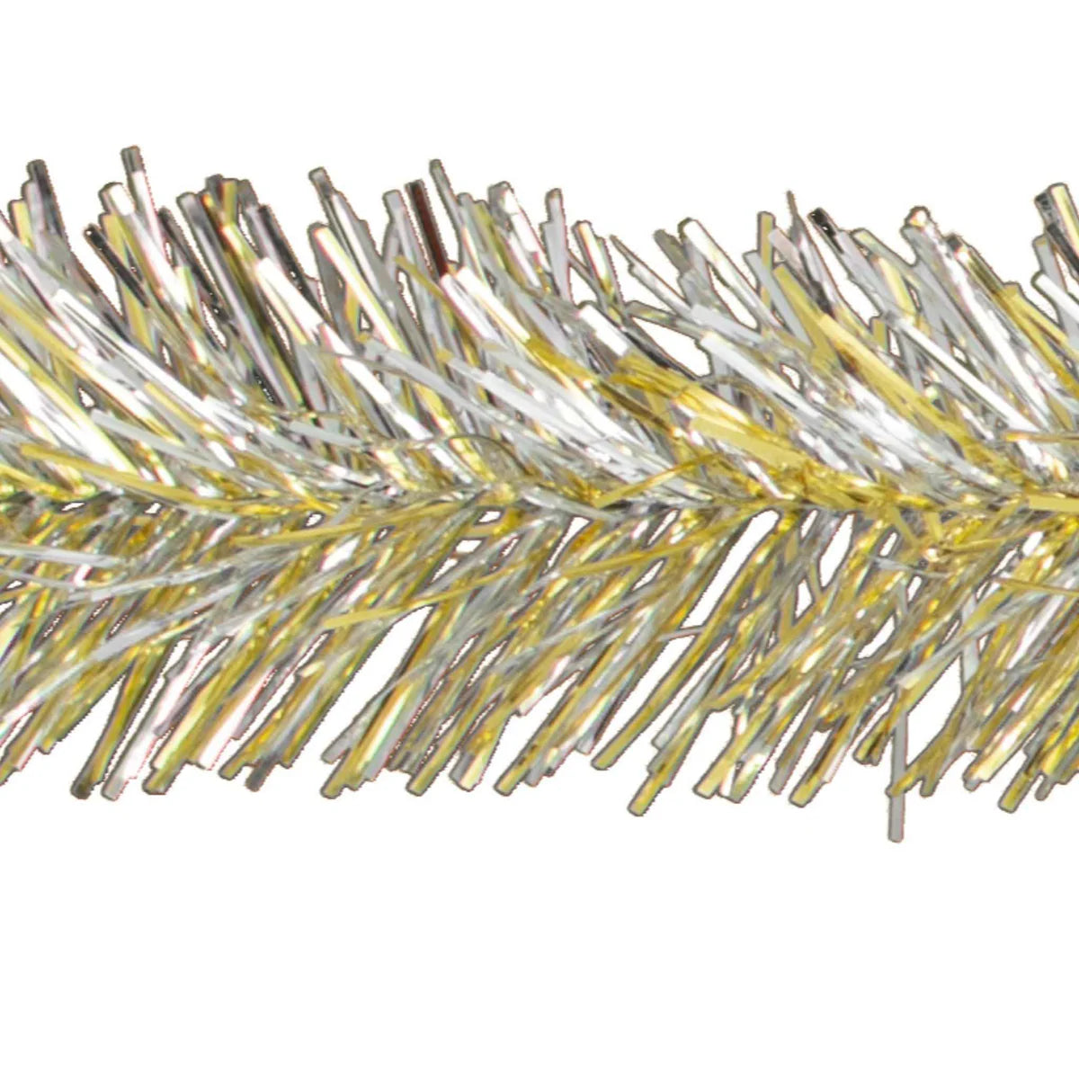 GOLD & SILVER TINSEL GARLAND