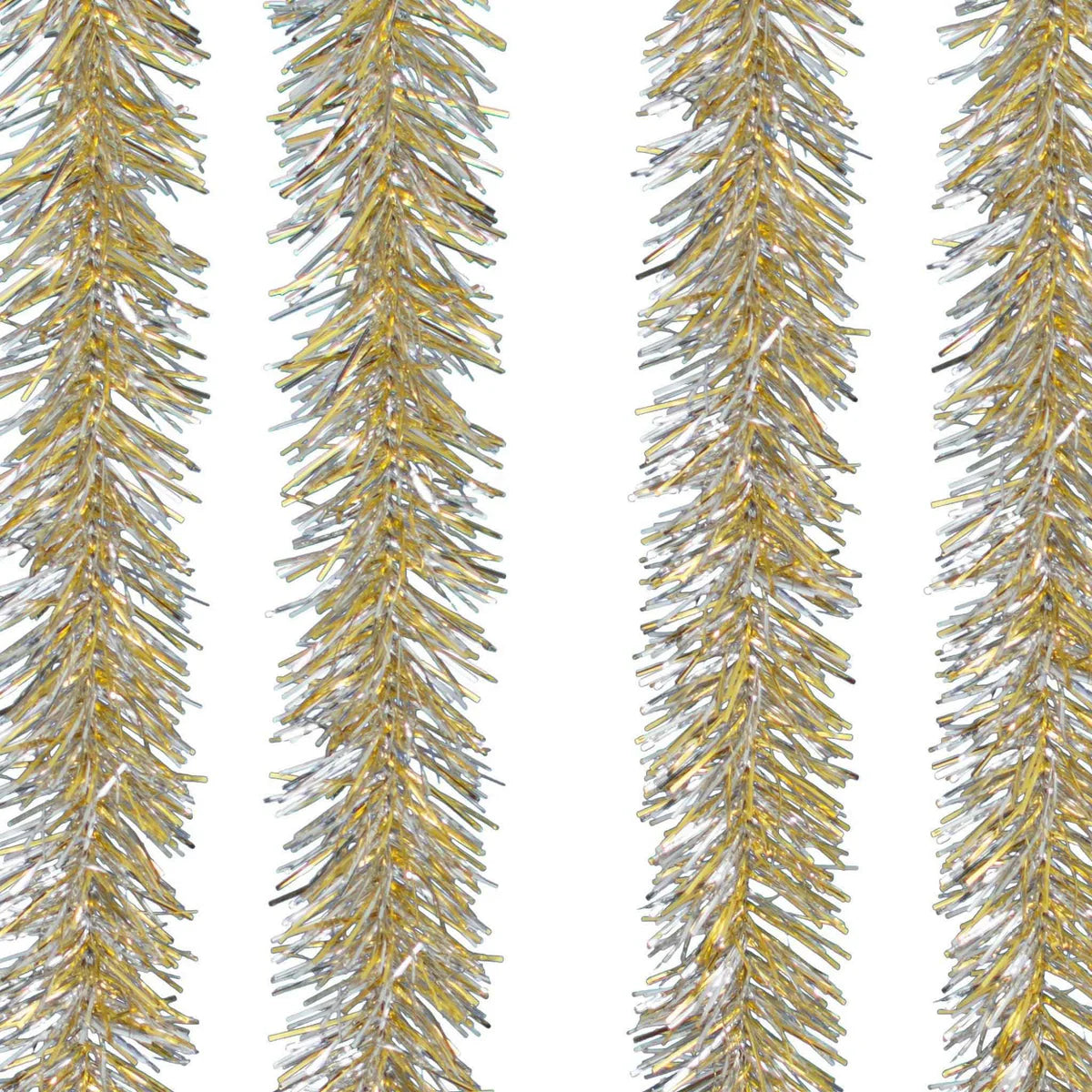 GOLD & SILVER TINSEL GARLAND