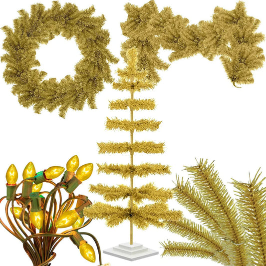 GOLD CHRISTMAS DECORATION BUNDLE KIT