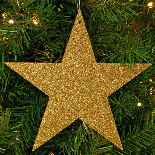 GOLD GLITTERED STARS