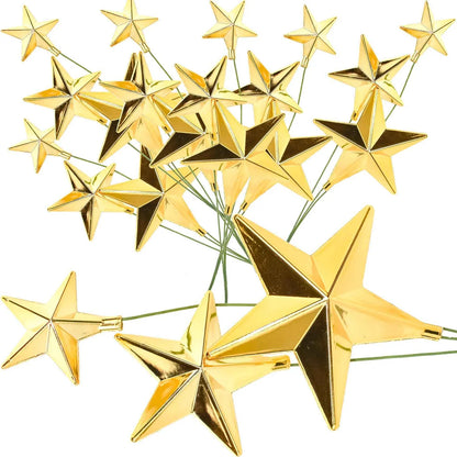 GOLD STAR PICK ORNAMENTS
