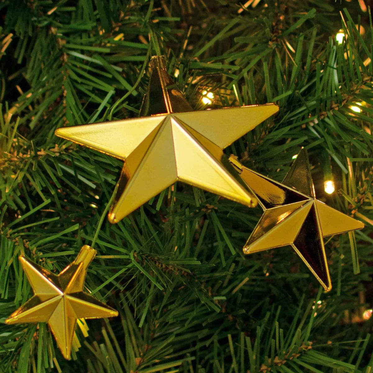 GOLD STAR PICK ORNAMENTS