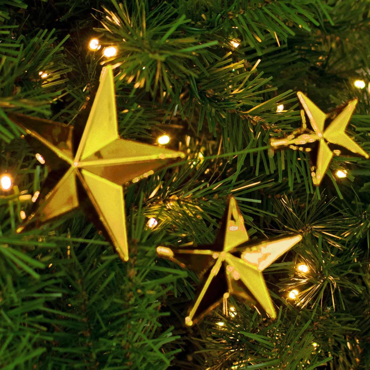 GOLD STAR PICK ORNAMENTS