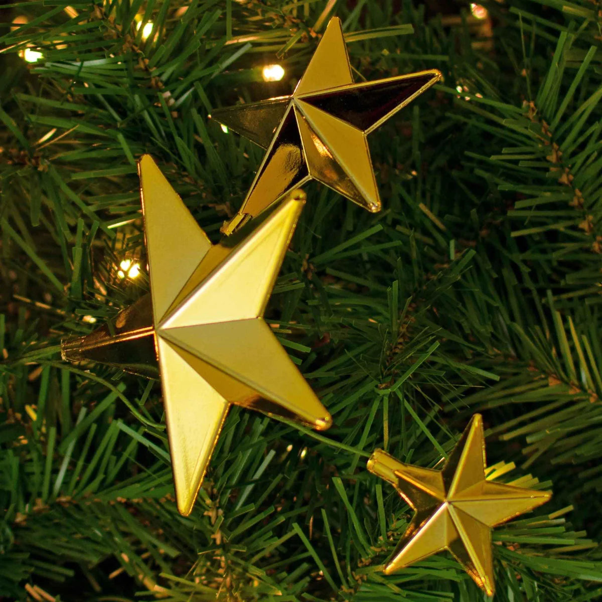 GOLD STAR PICK ORNAMENTS