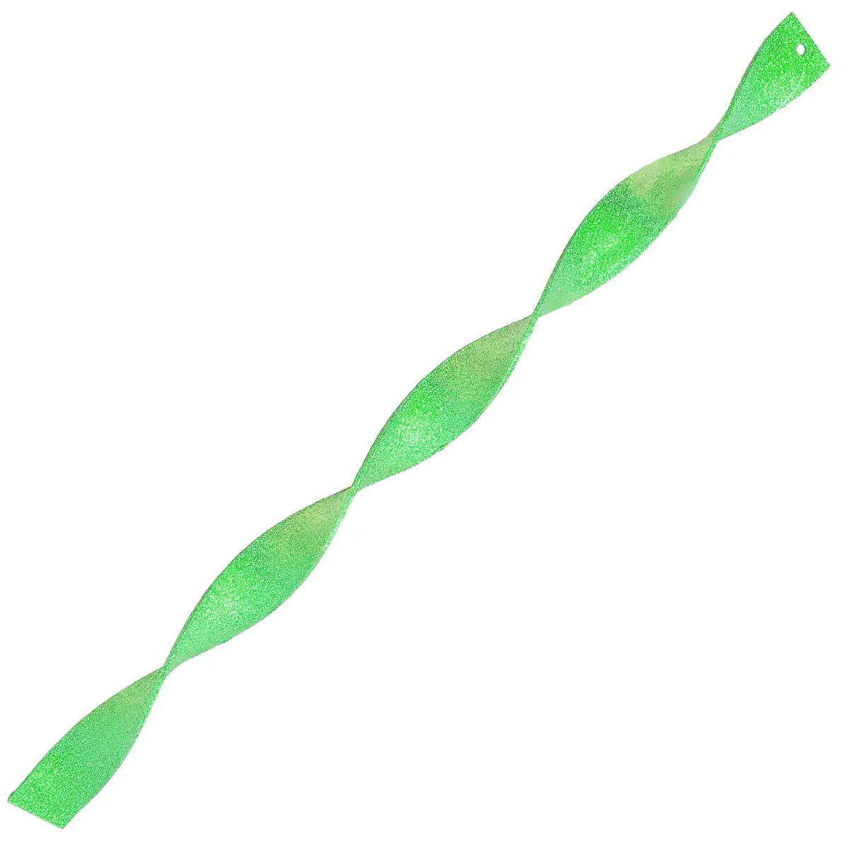 GREEN GLITTER ICICLE FINIALS