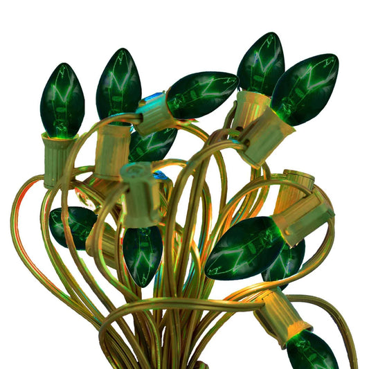 GREEN MAGNETIC STRING LIGHTS