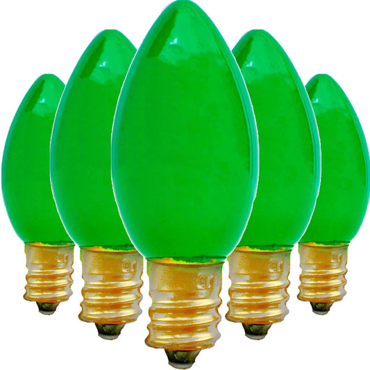 GREEN SOLID CERAMIC LIGHTS