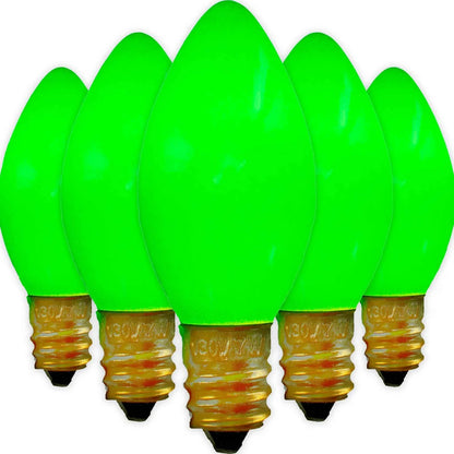 GREEN SOLID CERAMIC LIGHTS