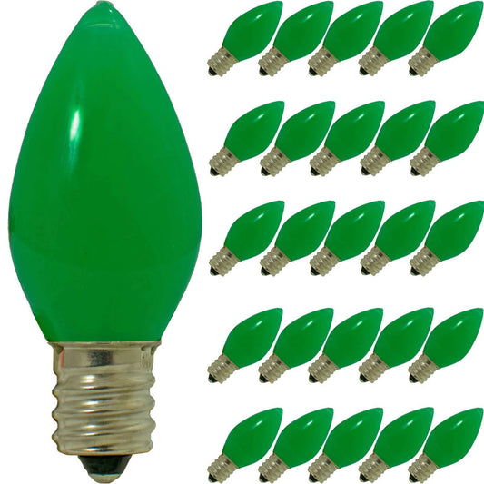 GREEN LED LIGHT BULBS