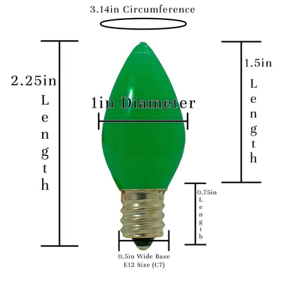 GREEN LED LIGHT BULBS