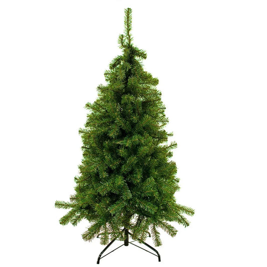 GREEN TINSEL CHRISTMAS TREE