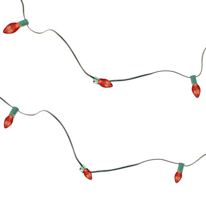 HALLOWEEN ORANGE & BLACK OUTDOOR STRING LIGHTS