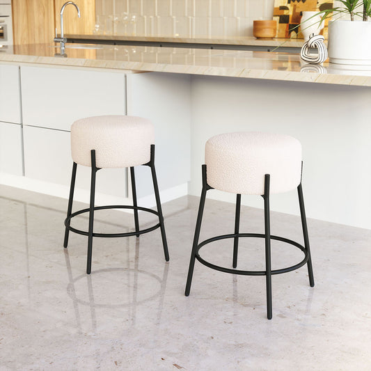 BLANCHE COUNTER STOOL IVORY