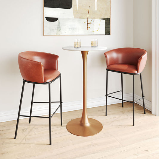 GARSTON BARSTOOL BROWN
