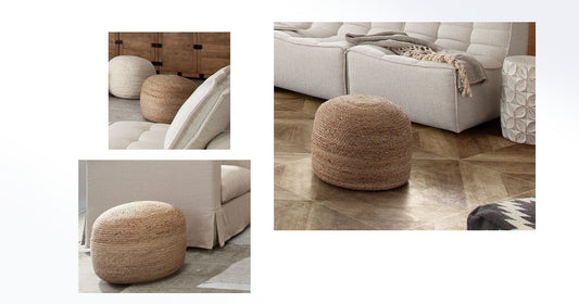 JUTE POUF