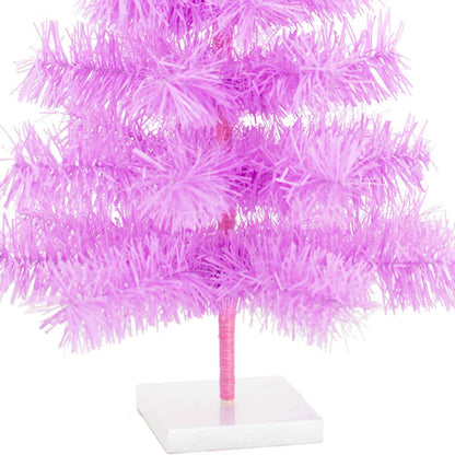 LAVENDER TINSEL CHRISTMAS TREE