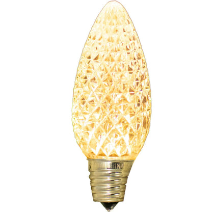 LED FACETED CLEAR LIGHT BULBS