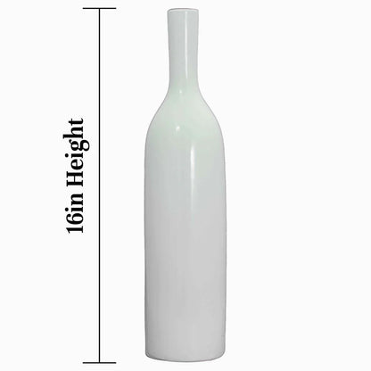 LONG NECK CERAMIC VASE