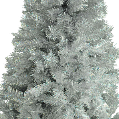 LUXE CHRISTMAS SILVER TINSEL TREE