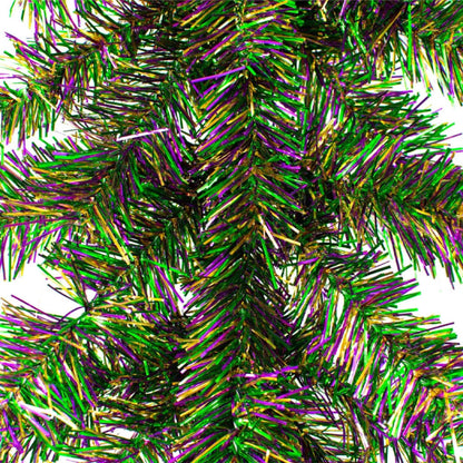 MARDI GRAS CHRISTMAS BRUSH GARLAND