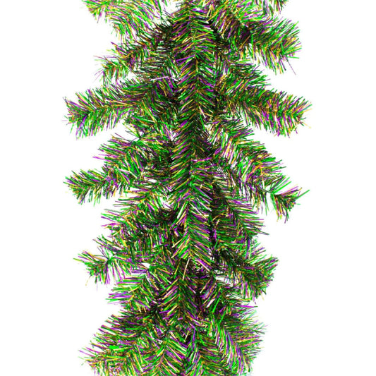 MARDI GRAS CHRISTMAS BRUSH GARLAND