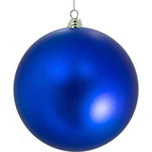 MATTE BLUE BALL ORNAMENTS