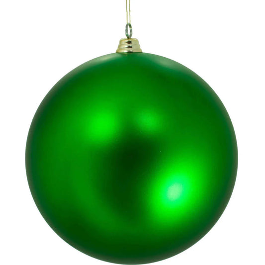 MATTE GREEN BALL ORNAMENTS