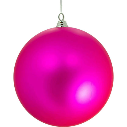 MATTE PINK BALL ORNAMENTS