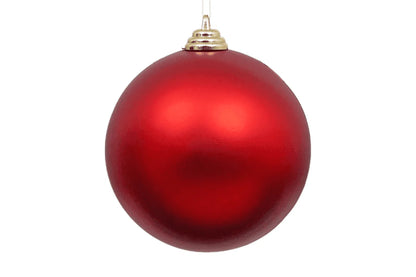 MATTE RED BALL ORNAMENTS