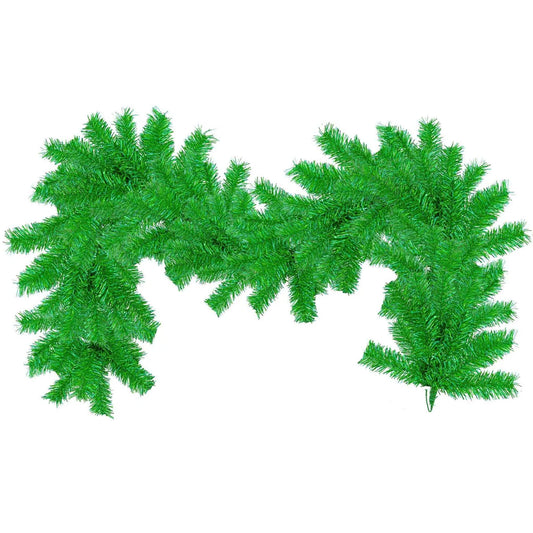 METALLIC GREEN CHRISTMAS GARLAND