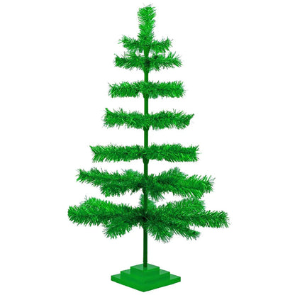 METALLIC GREEN CHRISTMAS TREE