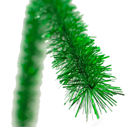 METALLIC GREEN TINSEL GARLAND