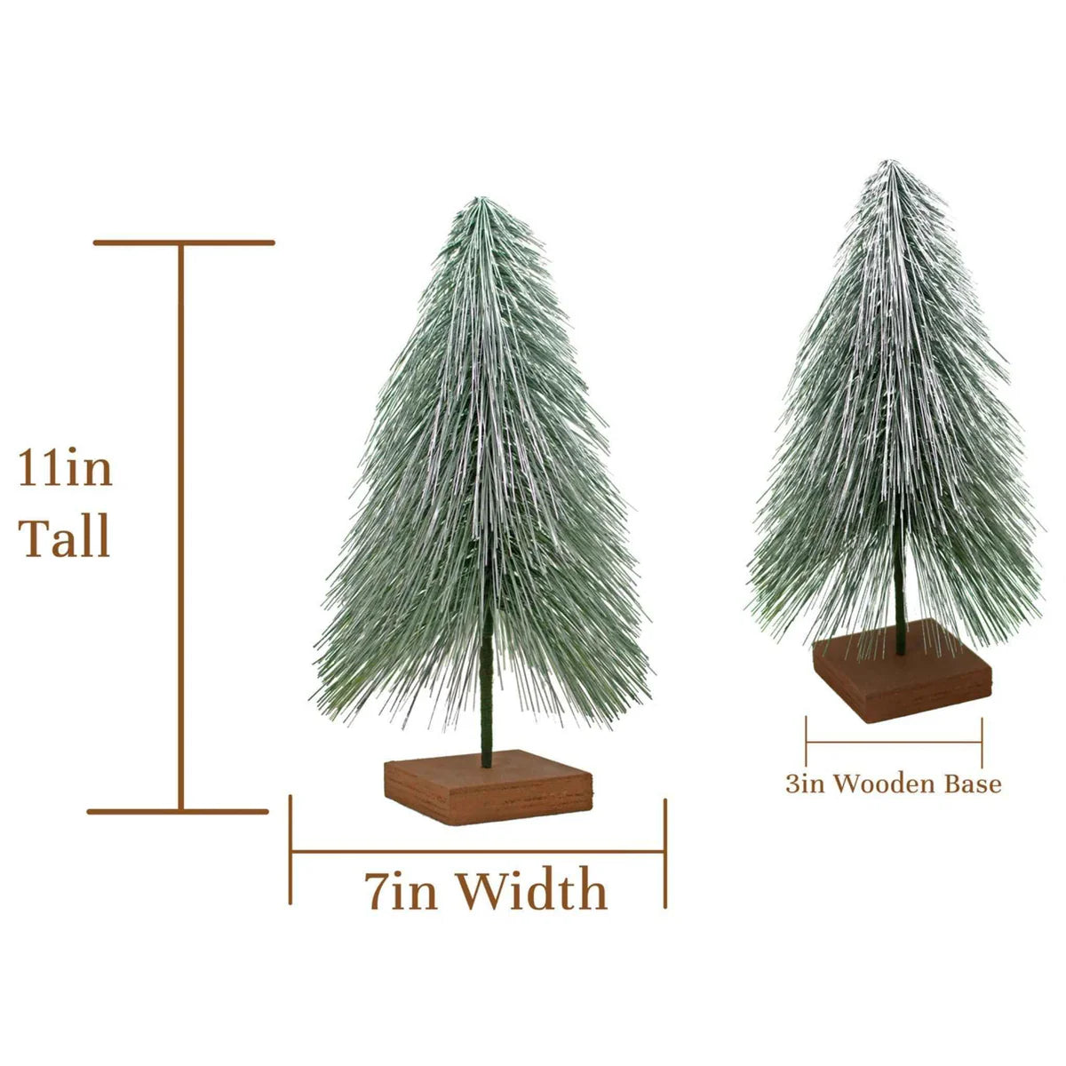 MINI ALPINE GREEN BOTTLEBRUSH CHRISTMAS TREE