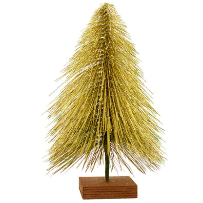 MINI GOLD BOTTLEBRUSH CHRISTMAS TREE