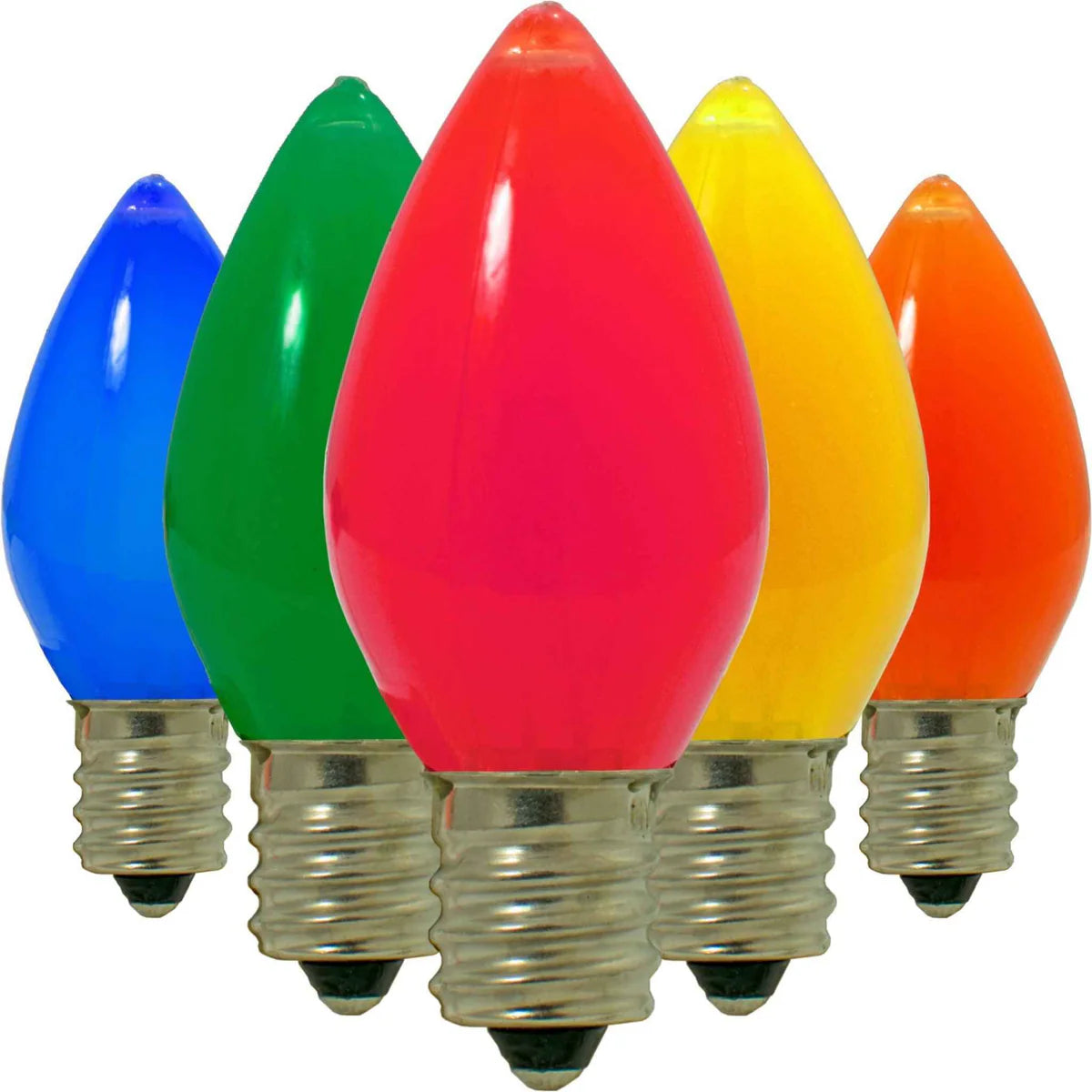 MULTI-COLOR SOLID LED LIGHT BULBS