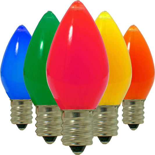 MULTI-COLOR SOLID LED LIGHT BULBS