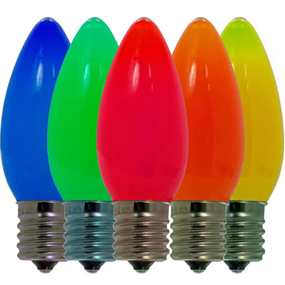 MULTI-COLOR SOLID LED LIGHT BULBS