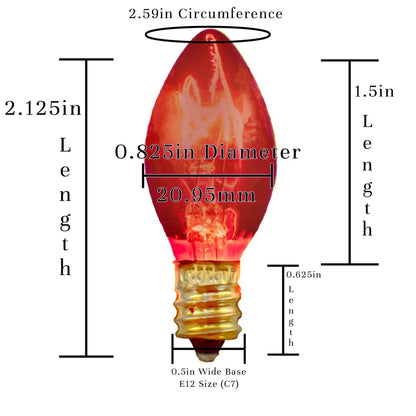 ORANGE LIGHT BULBS